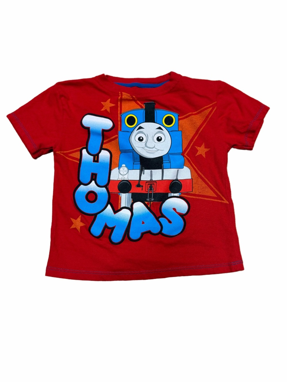 Thomas & Friends Boys 4T Red Thomas Train Graphic Short Sleeve Cotton T-Shirt